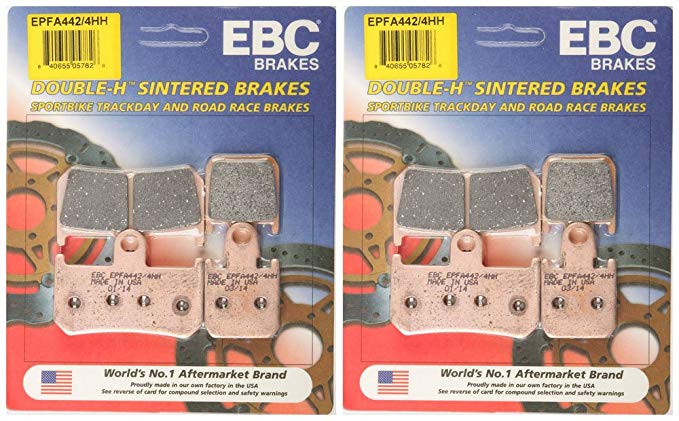 EBC Brakes EPFA Sintered Fast Street and Trackday Pads Front - EPFA442/4HH EBC Brakes EPFA Sintered Fast Street and Trackday Pads Front - EPFA442/4HH